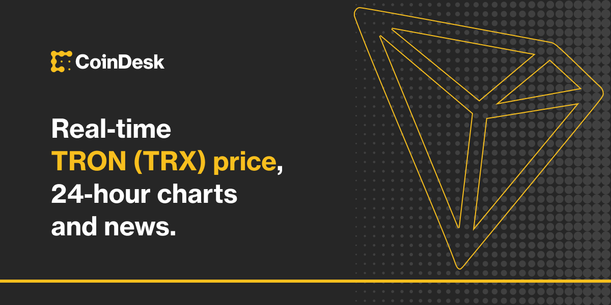 TRON Price Today - TRX Coin Price Chart & Crypto Market Cap