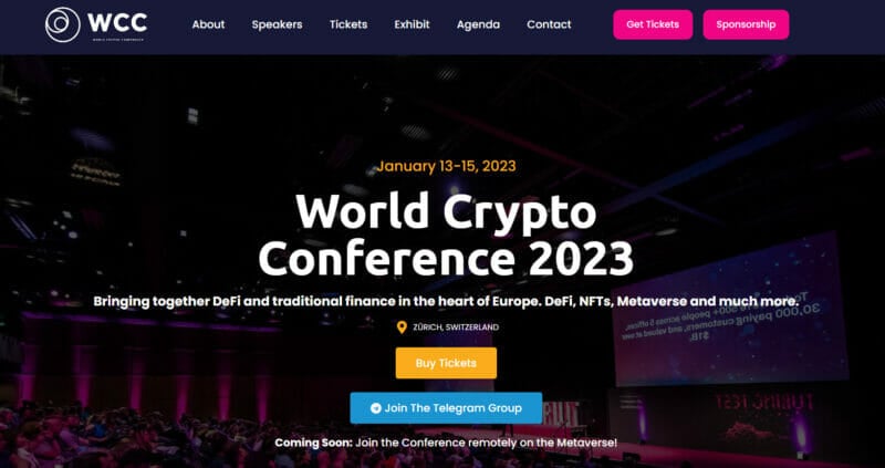 Top Upcoming Bitcoin Crypto Blockchain Conferences|Web3 Events