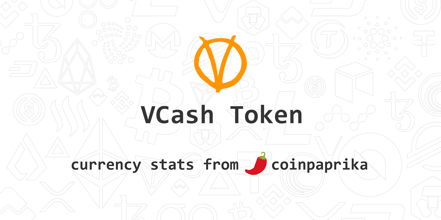 Vcash Price Today - XVC Coin Price Chart & Crypto Market Cap