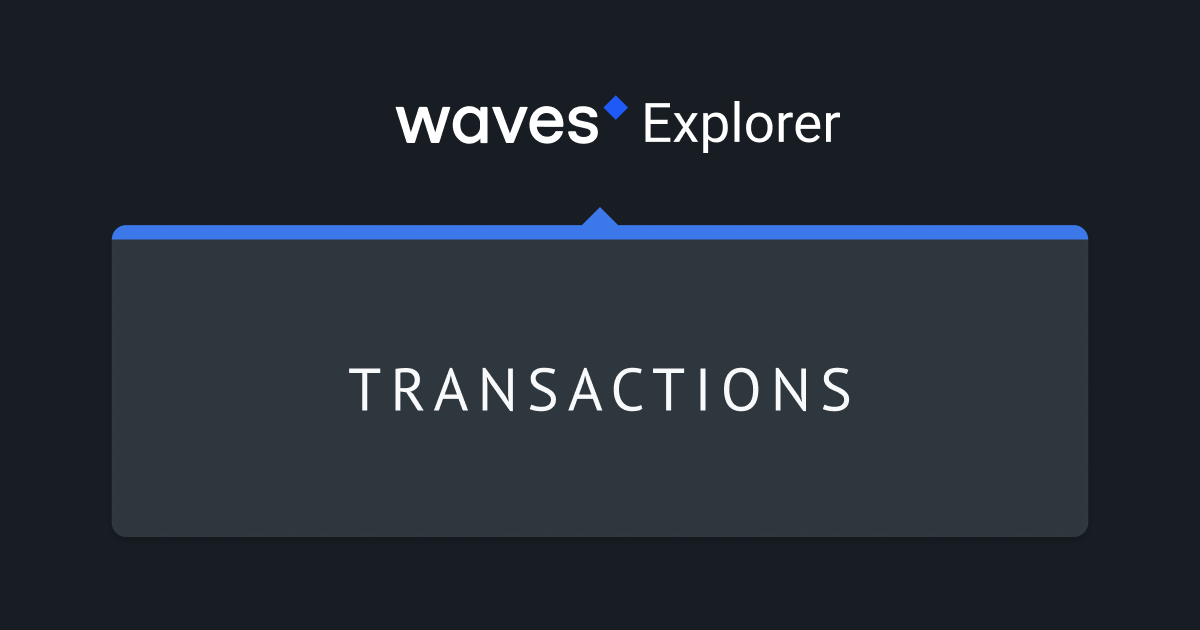 Waves Blockchain : Tokenomica