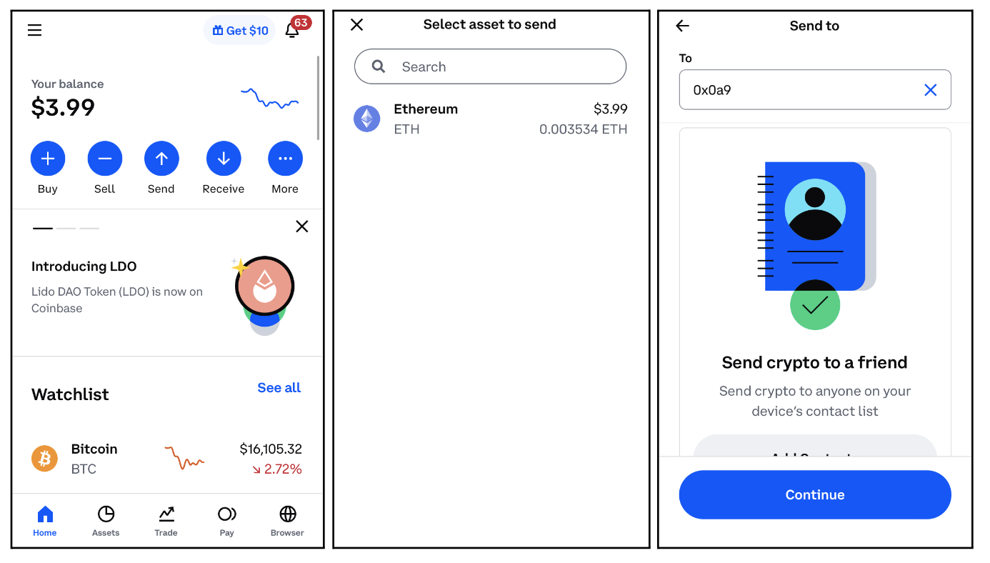 ‎Coinbase Wallet: NFTs & Crypto on the App Store