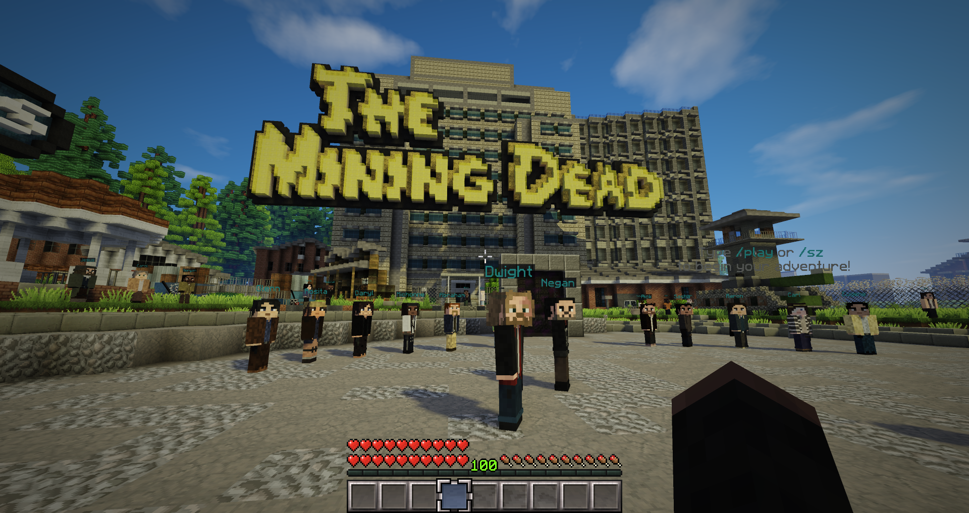 Minecraft server The Mining Dead - (The Walking Dead)