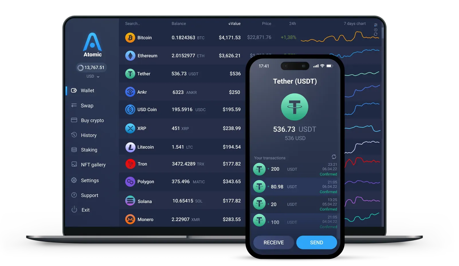 Tether (USDT) Wallet for DeFi - Zengo