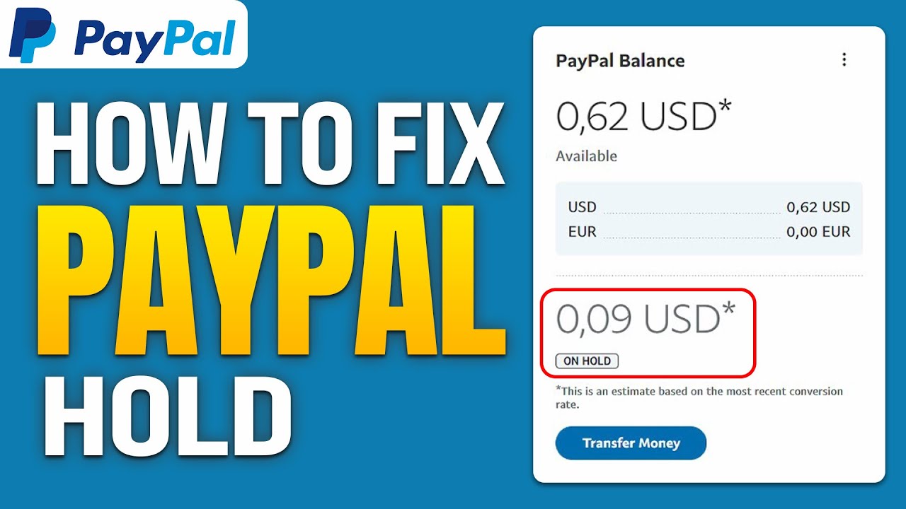 How can I release my payment(s) on hold? | PayPal AU