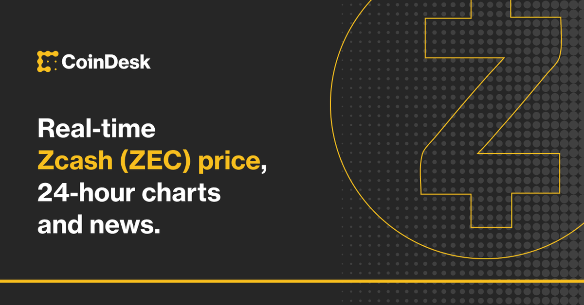 Zcash (ZEC) price, market cap | $ | Chart | COIN