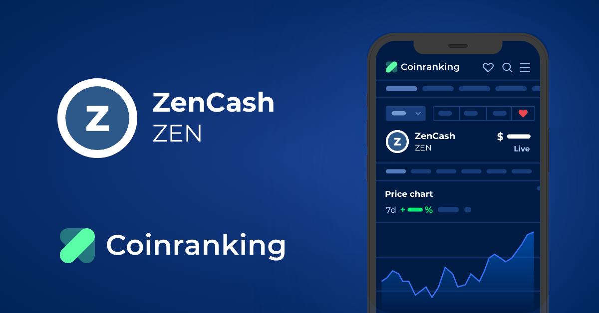 Horizen price today, ZEN to USD live price, marketcap and chart | CoinMarketCap